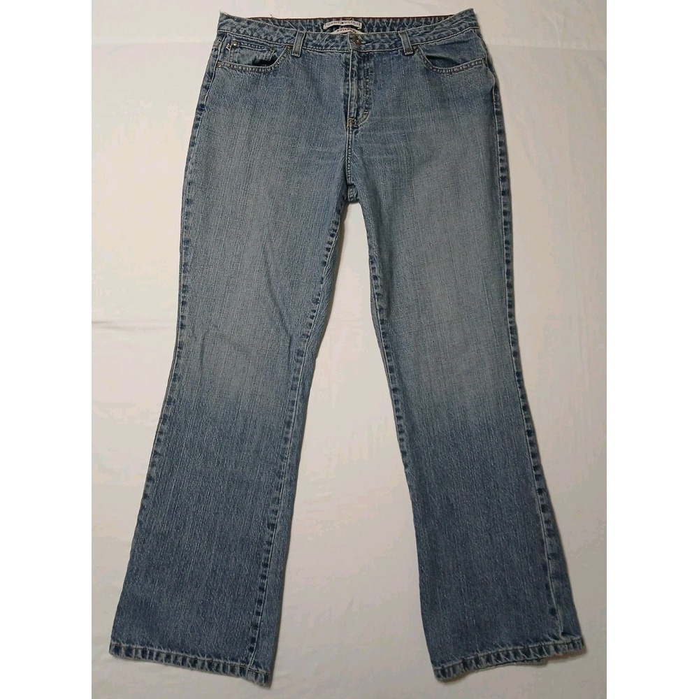 Vtg Tommy Hilfiger Women's High-Rise‎ Boyfreind-fit Jeans 34 X 31 Light Wash